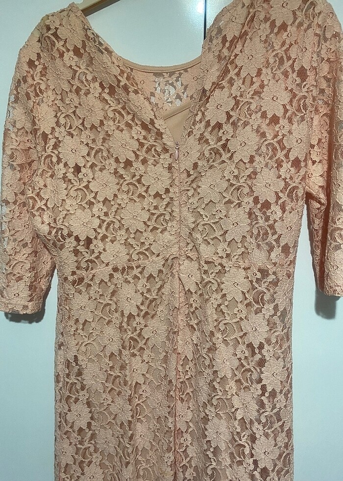 Dantelli elbise - Görsel 2