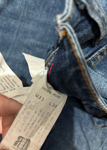 Erkek Lacivert Yırtık Kot Pantolon - Görsel 3