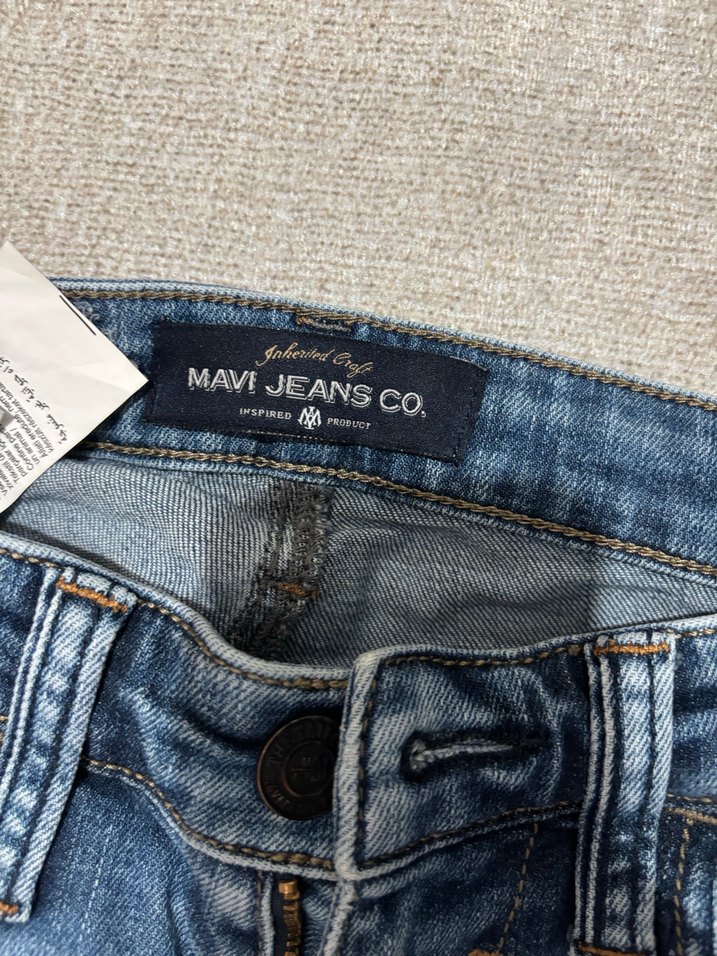 Erkek Denim Regular Fit mavi Kot Pantolon - Görsel 2