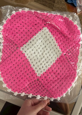 Bohem Çiçek Desenli El Örgüsü lif - Görsel 3