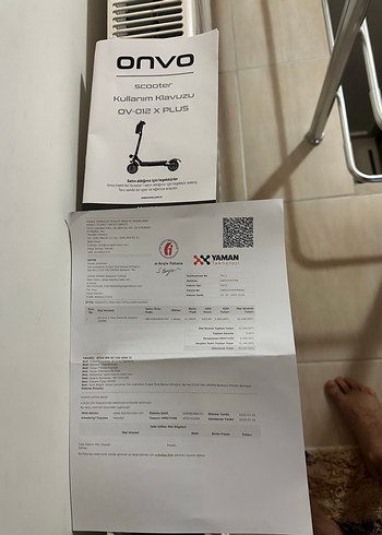 Onvo Ov12 xplus Scooter - Görsel 14