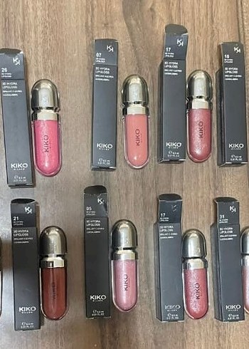 KIKO Parlak Çok Renkli Ruj Seti