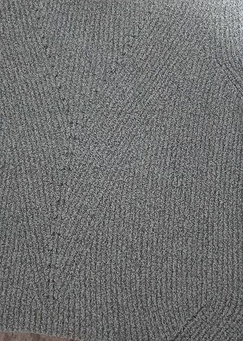 Gri Oversize Örgü Kadın Kazak - Görsel 4