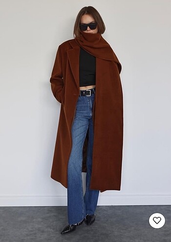 s Beden kahverengi Renk Suud collection oversize kaban