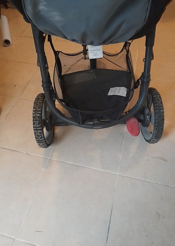 Gri Bebek Arabası Pusetli - Görsel 4