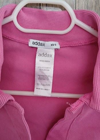 Addax Pembe Kısa Kollu Polo Yaka crop