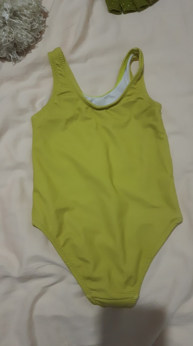 Kız Çocuk Deniz Kızı Desenli Mayo - Görsel 2