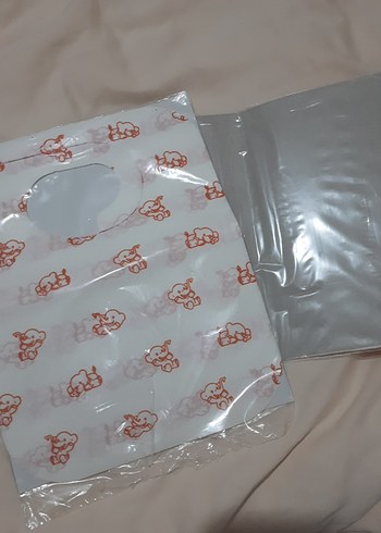 Beyaz Desenli Çocuk mama önlüğü - Görsel 2