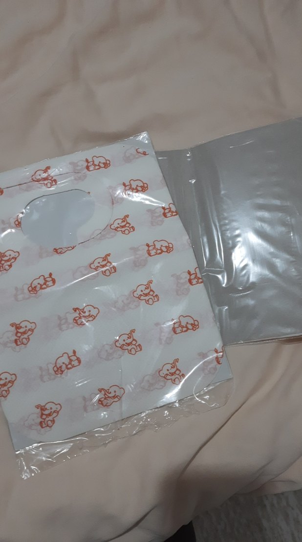 Beyaz Desenli Çocuk mama önlüğü - Görsel 2