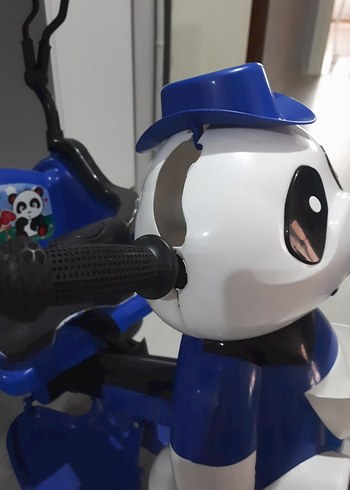 Mavi Ayıcık Figürlü Çocuk Üç Tekerlekli Bisiklet - Görsel 3