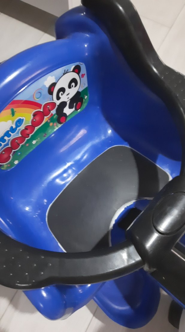 Mavi Ayıcık Figürlü Çocuk Üç Tekerlekli Bisiklet - Görsel 5