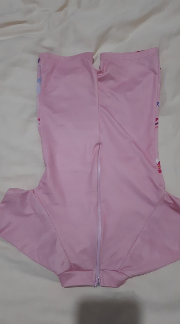 Kız Çocuk Pembe Kısa Kollu Mayo - Görsel 2