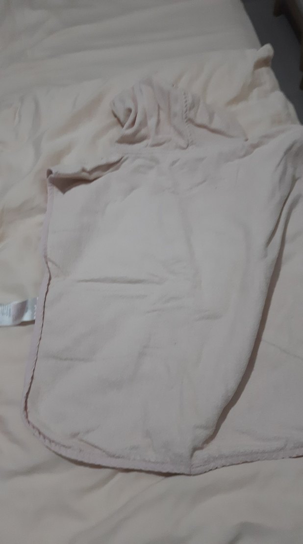 Kız Çocuk Pembe Denizkızı Baskılı Bornoz - Görsel 4