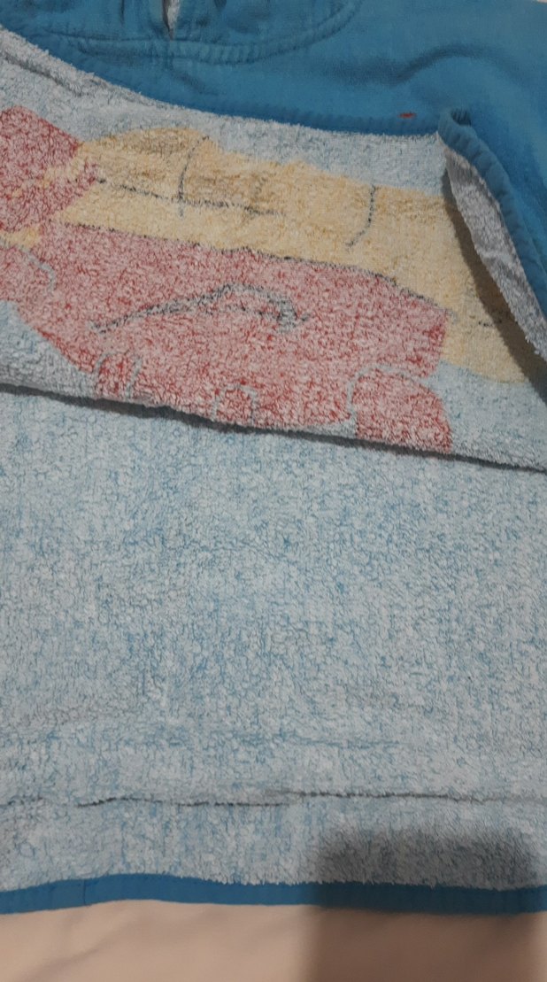 Erkek Çocuk Kapüşonlu Baskılı Bornoz - Görsel 3