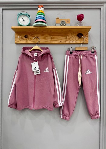 Adidas Pembe Erkek Çocuk Eşofman Takımı