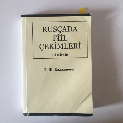 Rusça Fiil Çekimleri Kitabı