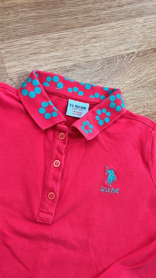 Kızlar için Uzun Kollu Polo Tişört - Görsel 2