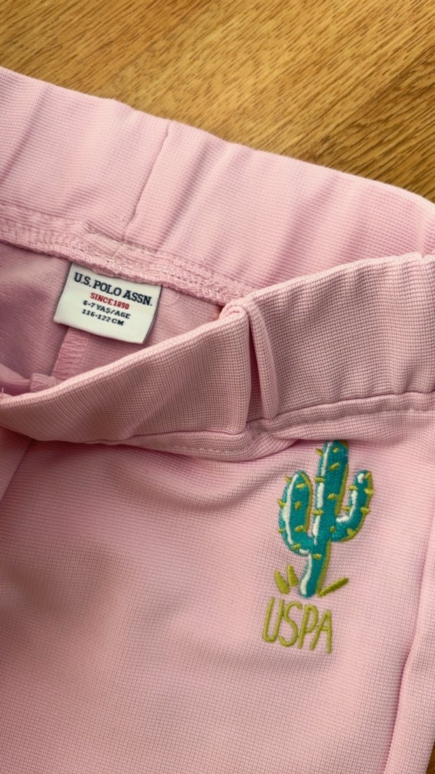 Pembe Regular Fit Kız Pantolon - Görsel 3