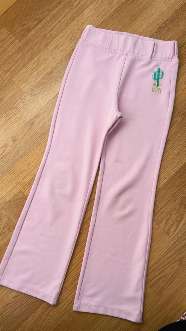 Pembe Regular Fit Kız Pantolon - Görsel 2
