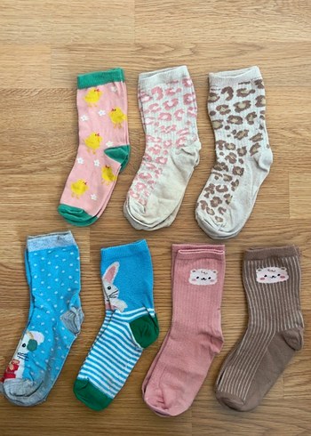 Penti marka Kız Çocuklar için Pamuklu Renkli Çorap Seti - Görsel 2