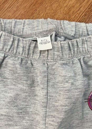 Kız Çocuk Gri Unicorn Nakışlı Eşofman Altı - Görsel 2