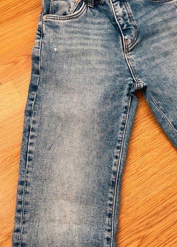 Mavi kız Çocuk Denim Pantolon - Görsel 2