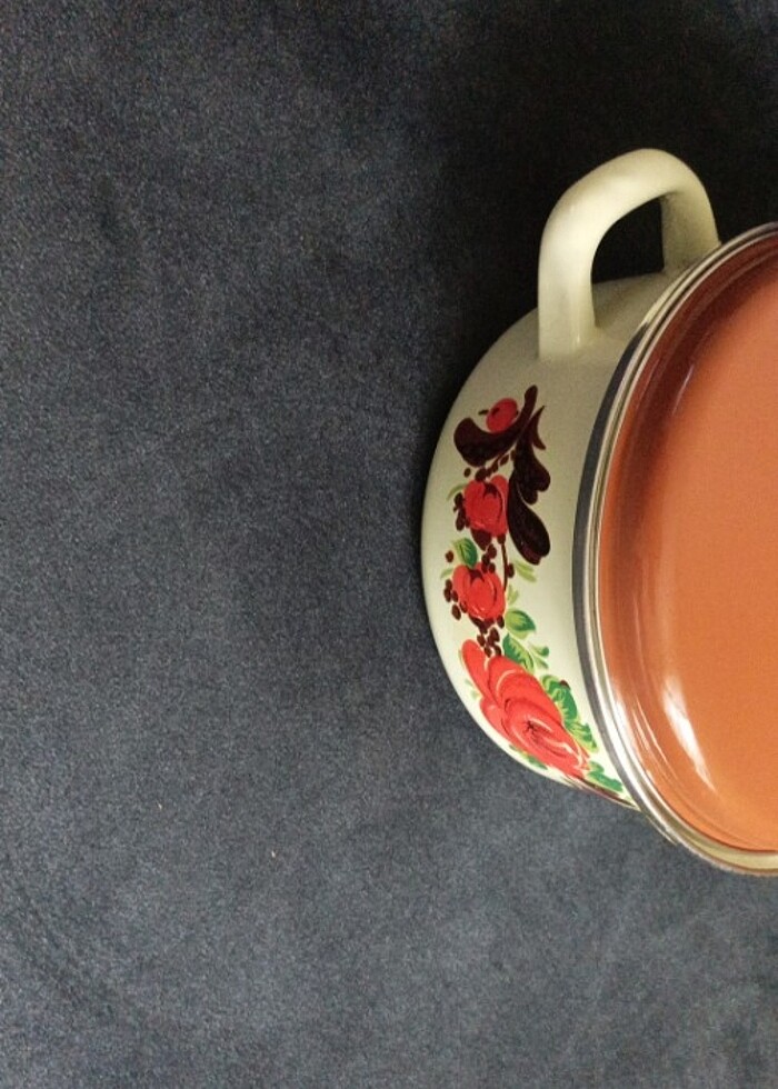 Eski emayelerden tencere - Görsel 5