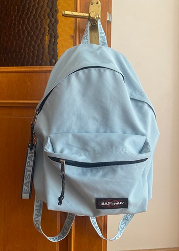 Pastel Mavi Denim Kadın Sırt Çantası