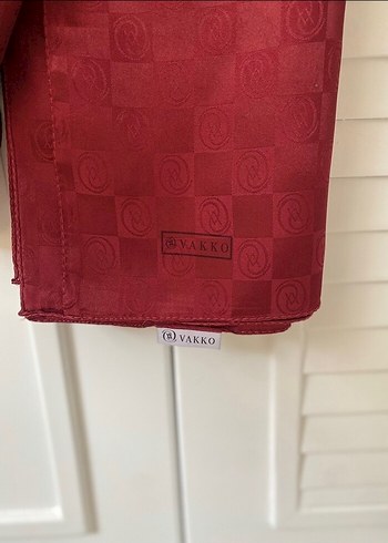 Bordo vakko şal - Görsel 3