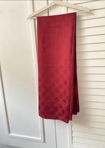 Bordo vakko şal - Görsel 2