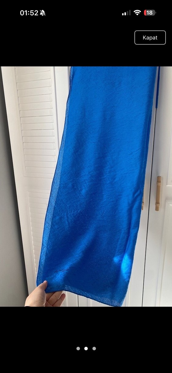 Armine Mavi şal - Görsel 2