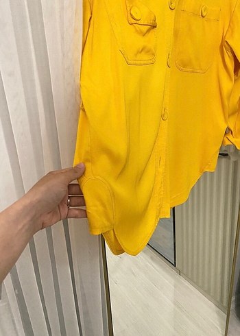 İpekyol Sarı Mini Kadın Trençkot - Görsel 4