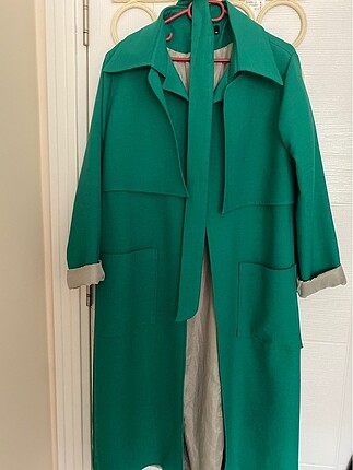Yeşil astarlı ceket