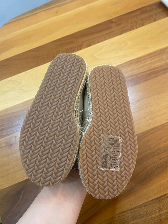 Bej Süet çocuk Espadril - Görsel 5