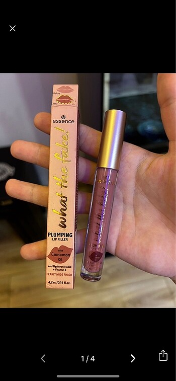 essence what the fake cinnamon lipgloss