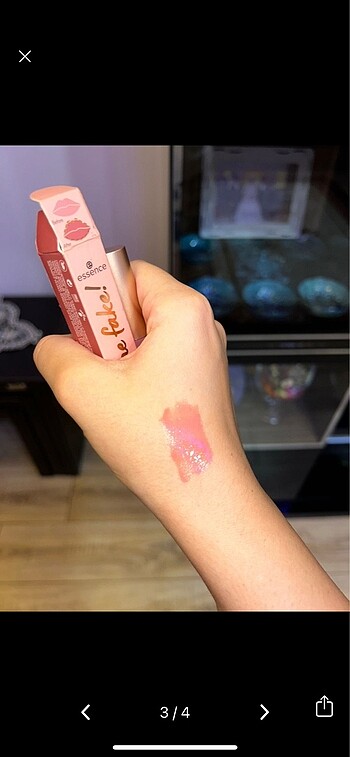 Beden essence what the fake cinnamon lipgloss