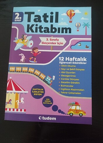 Tudem 3. Sınıfa Geçiş tatil kitabı 