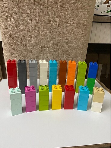  Lego duplo kare tuğlalar