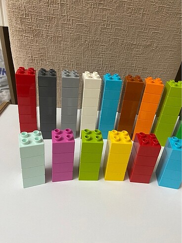  Beden Renk Lego duplo kare tuğlalar
