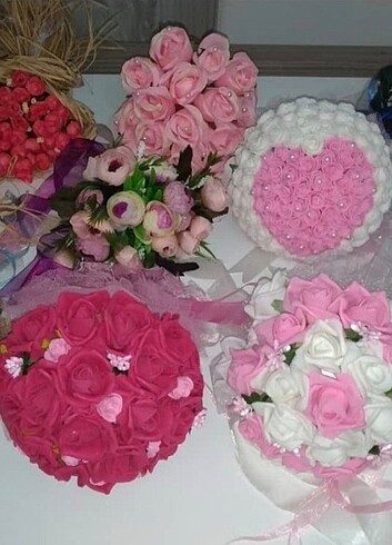 Gelin el buketi & damat yaka çiçeği