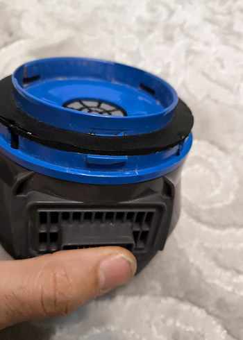 Kompakt Mavi Elektrikli Süpürge Başlığı - Görsel 5