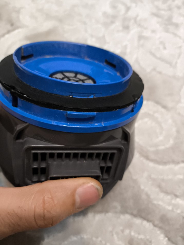 Kompakt Mavi Elektrikli Süpürge Başlığı - Görsel 5