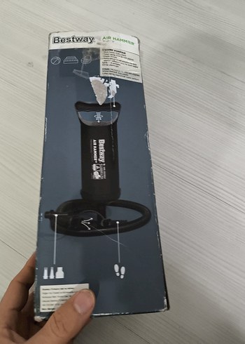 Bestway Hava Pompası 30 cm Siyah - Görsel 3