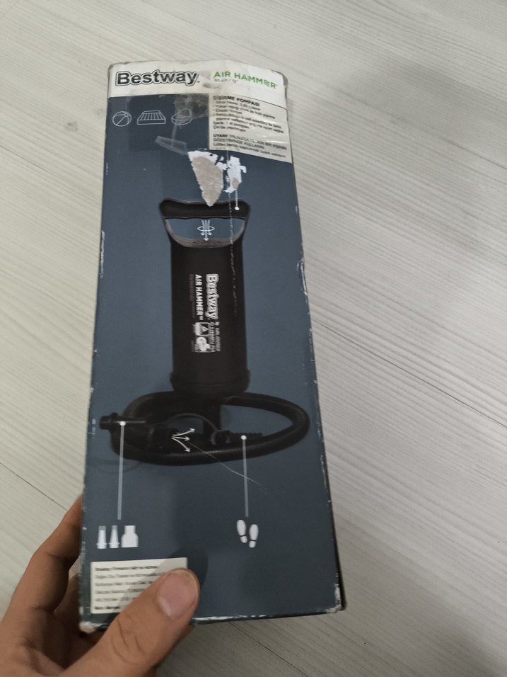 Bestway Hava Pompası 30 cm Siyah - Görsel 3