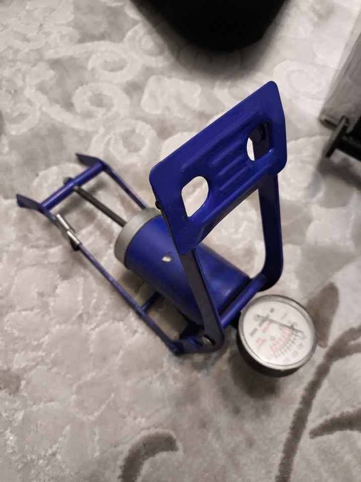 Mavi Renkli Basınç Göstergeli Pompa - Görsel 5