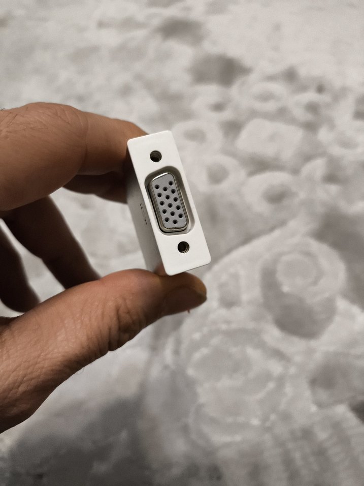 Gri Power Bank Adaptörü VGA type c - Görsel 2