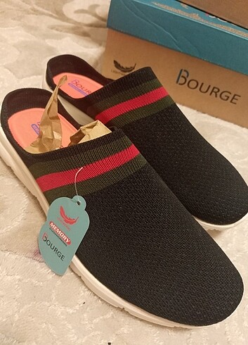 bourge 42 no Spor ayakkabı memory foam terlik 