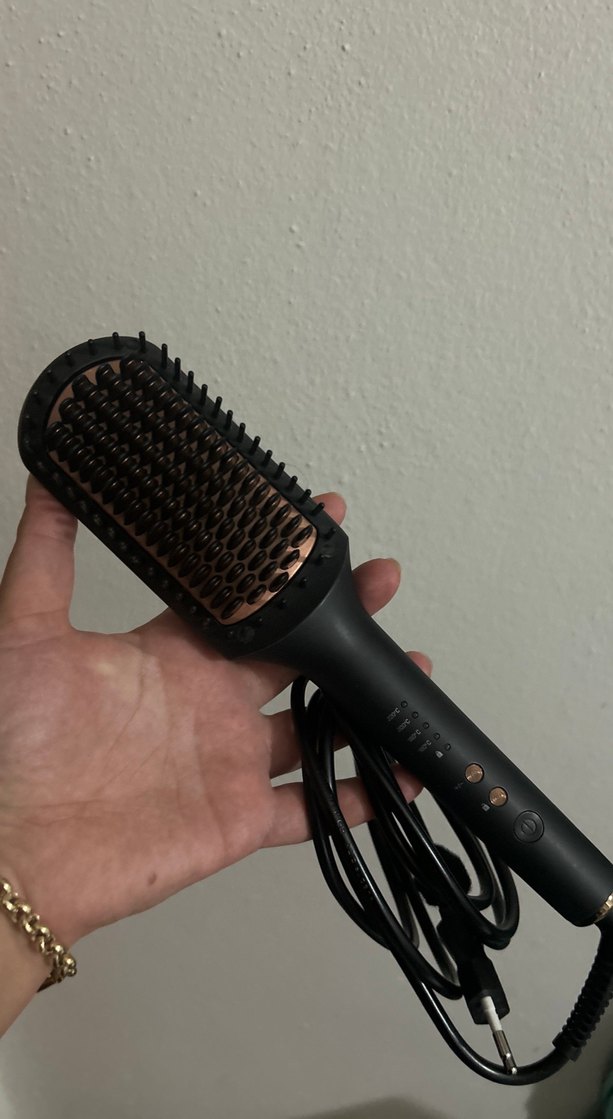 Arzum Siyah Saç Düzleştirici Fırça - Görsel 3