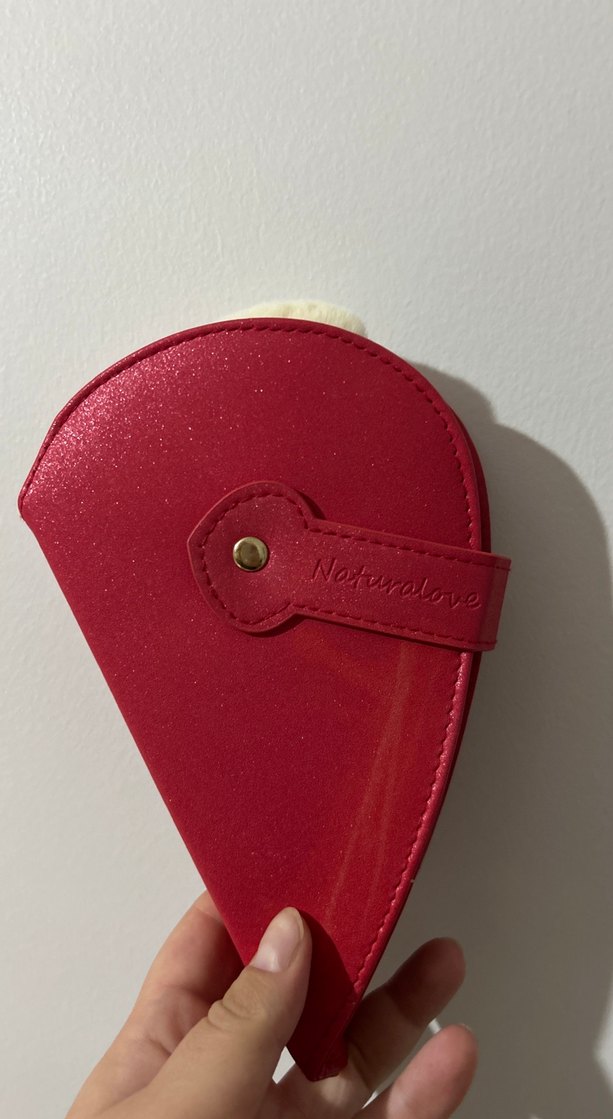 Kırmızı Kalp Kutulu Makyaj Fırça Seti - Görsel 2