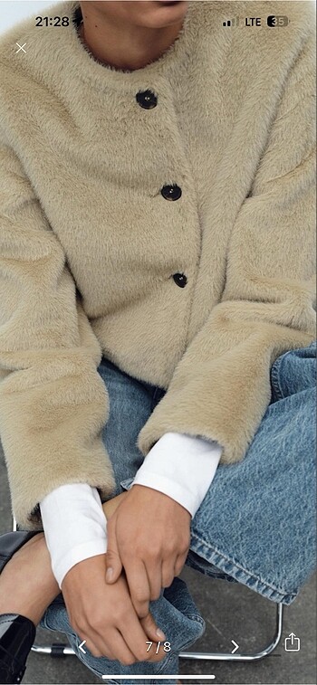 s Beden camel Renk Zara ceket